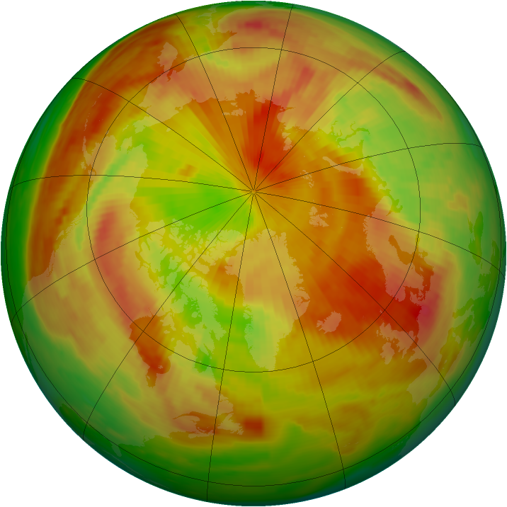 Arctic ozone map for 06 May 1979